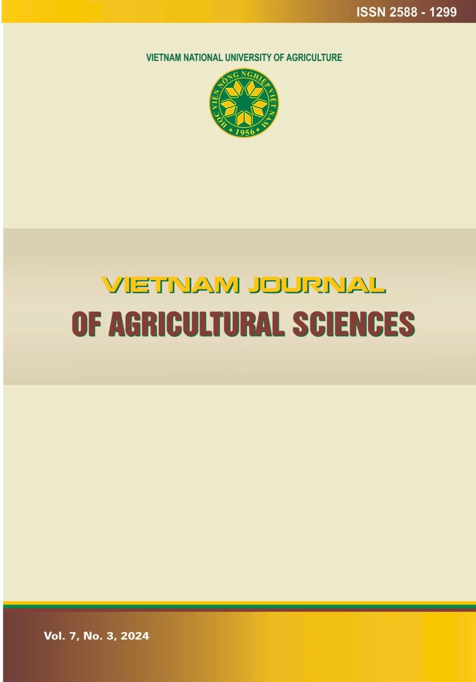 					View Vol. 7 No. 3 (2024): Vietnam Journal of Agricultural Sciences
				